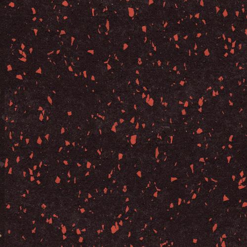 Black Classico Gym Rubber Flooring Rolls