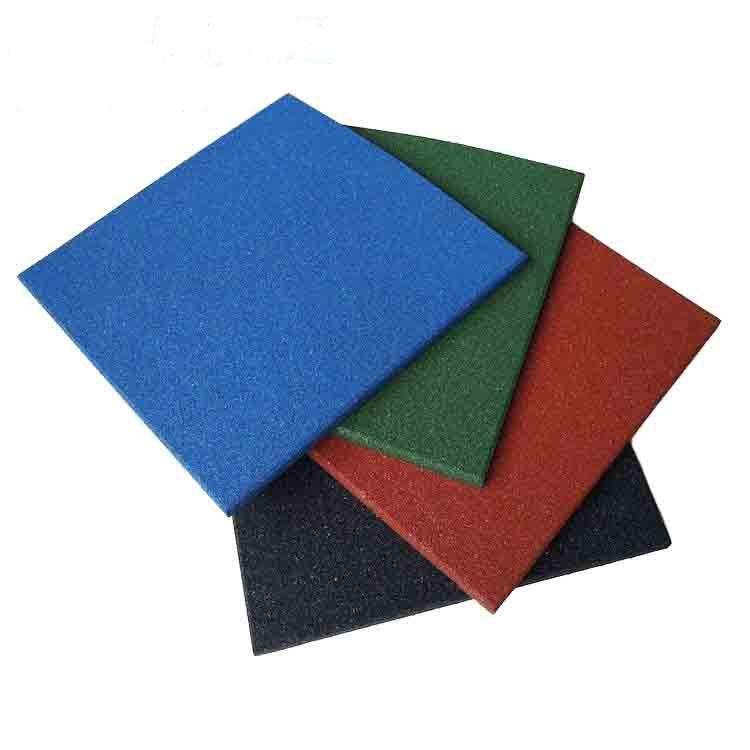 Safety Mats for Play and Protect - 1m x 1m Rubber Tiles, Anti-Slip, Weather-Resistant, Insulated, Ideal for Playgrounds, Gyms, Pools