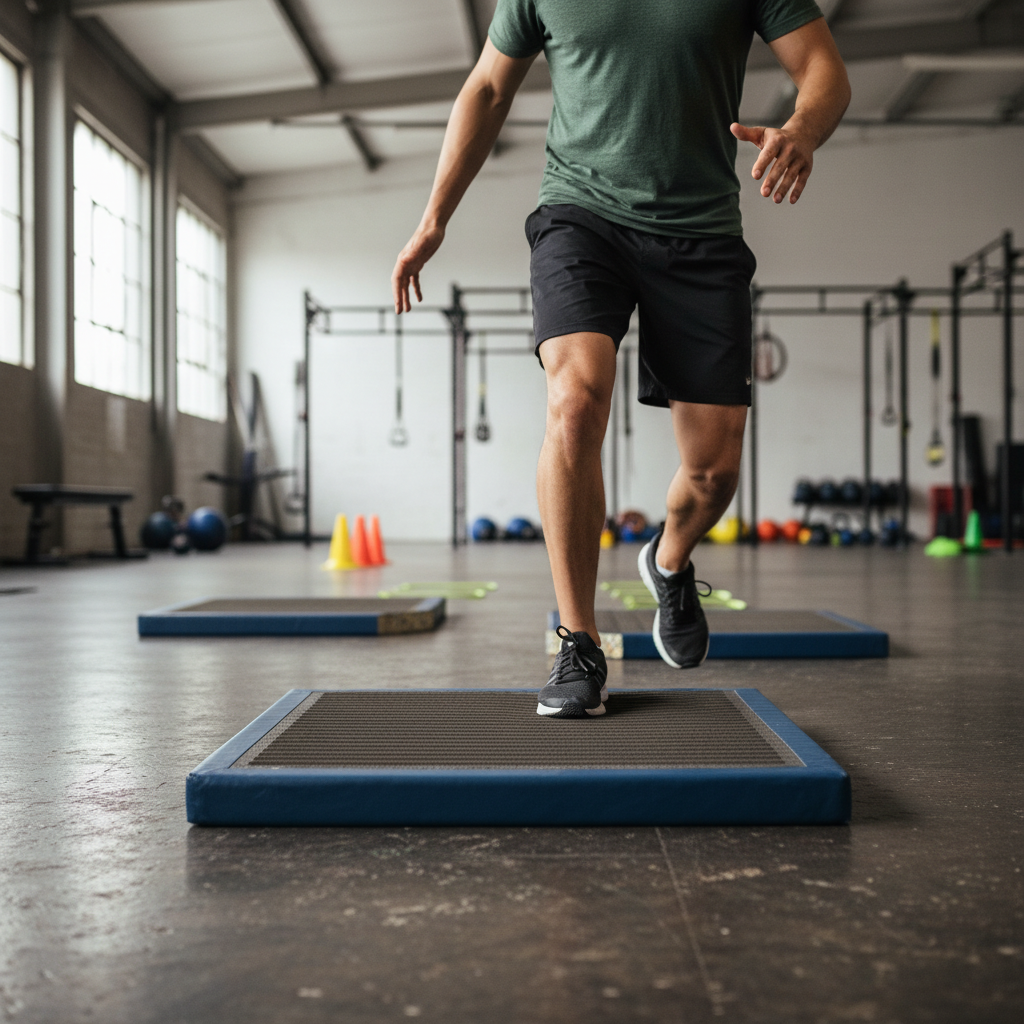 Premium Agility Gymnastics Mat - Heavy Duty, High Density Foam with Anti-Slip Base