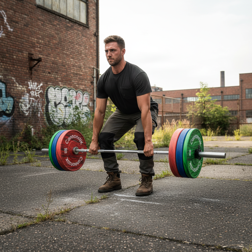 Premium Camo Bumper Plates 5kg to 25kg with Precision Weight Tolerance and Durable Rubber Blend