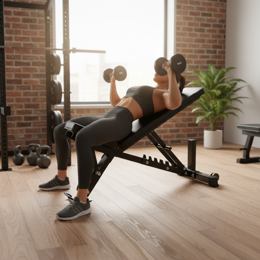 Premium Heavy Duty Adjustable Weight Bench with Multiple Angles and High Load Capacity for Home Gym