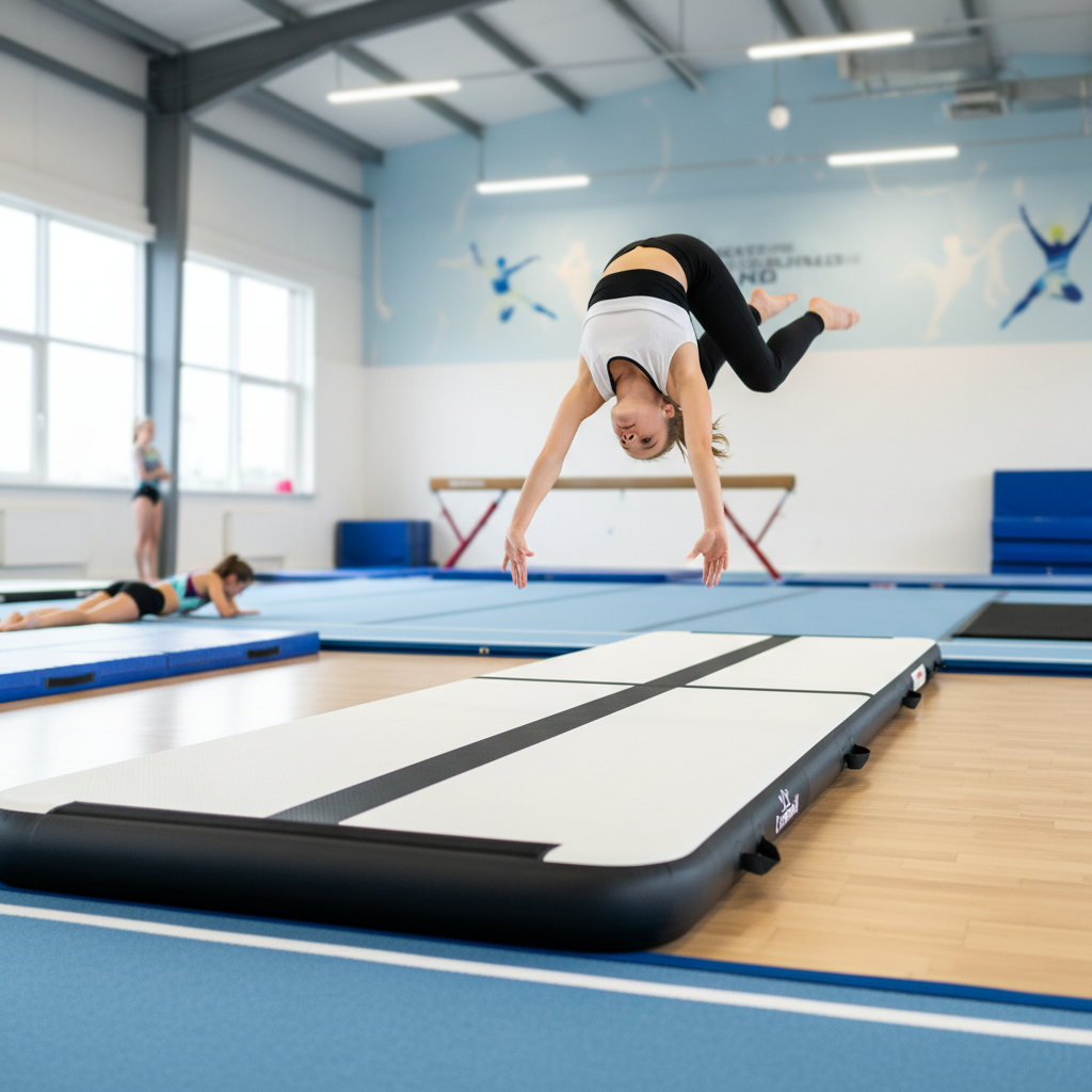 Professional 3m x 1m x 10cm Air Track with Velcro Strips for Enhanced Safety and Performance