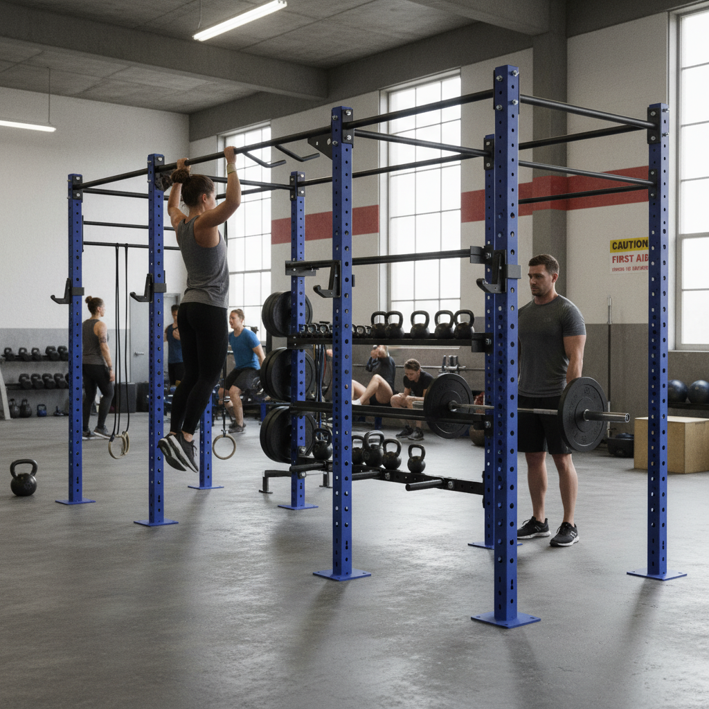Premium Heavy Duty Rack Storage Shelves for Gym Organization - Durable Steel, Space-Saving Design, Easy Installation