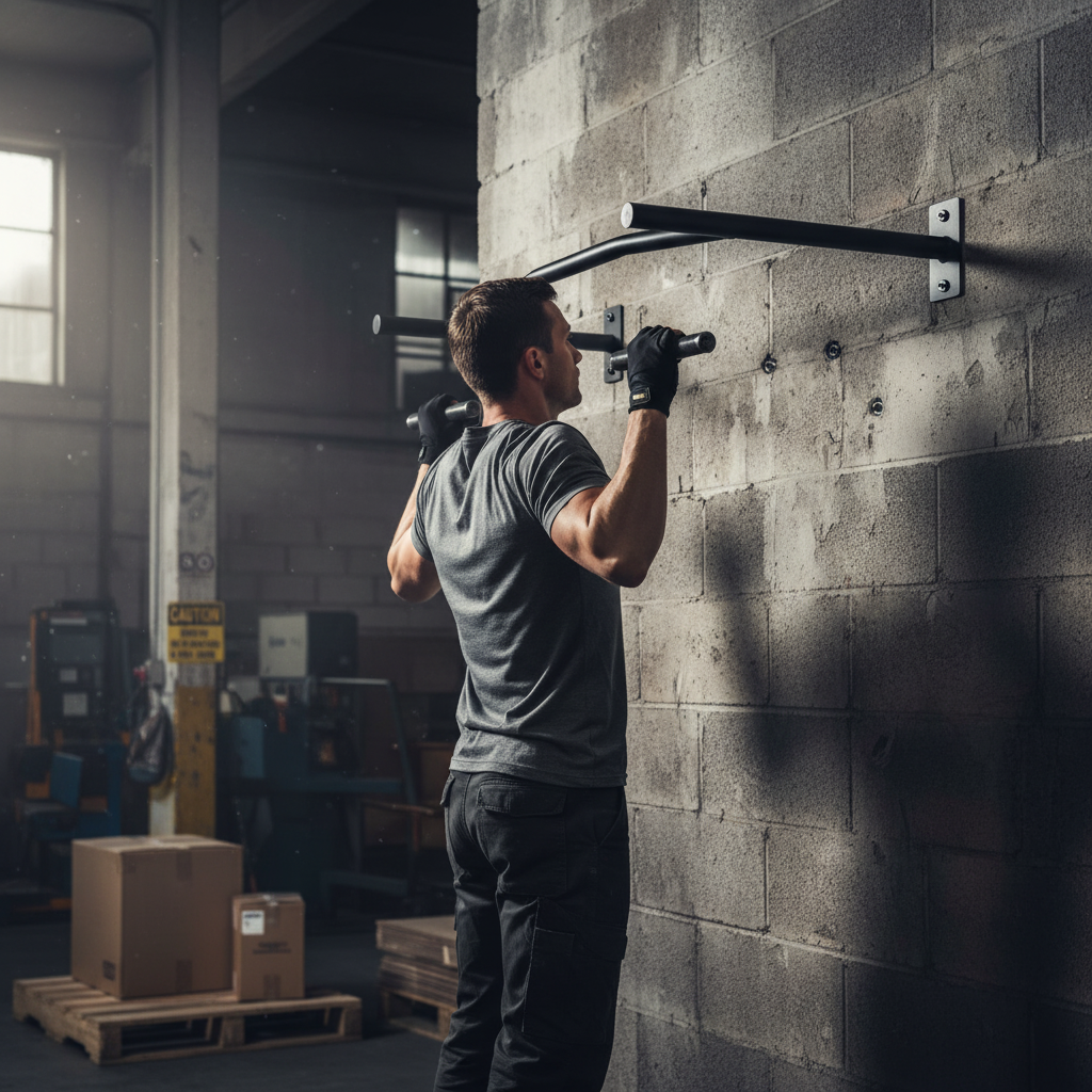 Premium Heavy Duty Pull Up Bars for 75mm Uprights - 32mm Diameter, 11 Gauge Steel with Black Powder Coat Finish