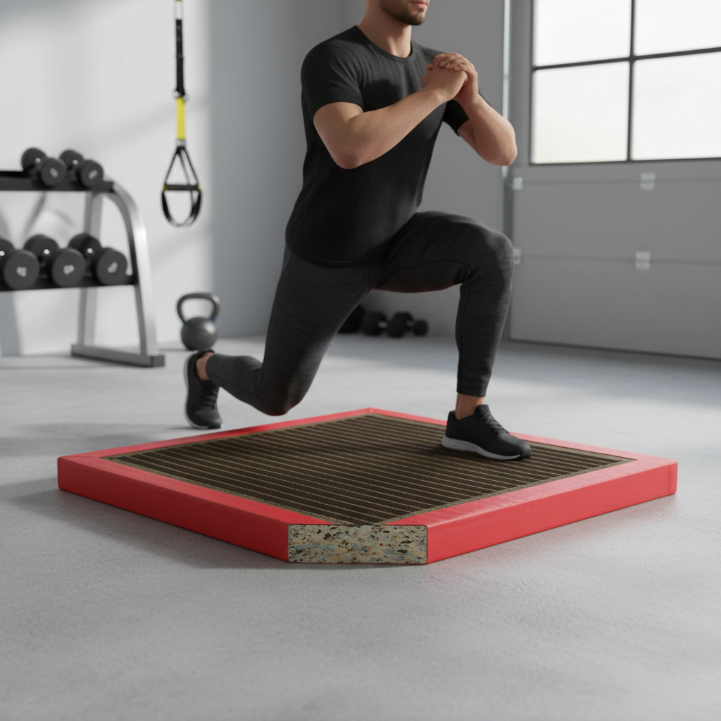 Premium Multi-Purpose Gym Mat with Heavy Duty Flame Resistant PVC and Anti-Slip Base for Gymnastics, Judo, and Martial Arts