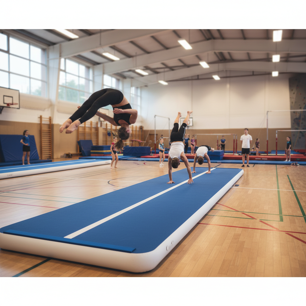 Premium High-Performance Air Track Pro Air Floor 15m x 2m x 20cm for Safe Gymnastics Training