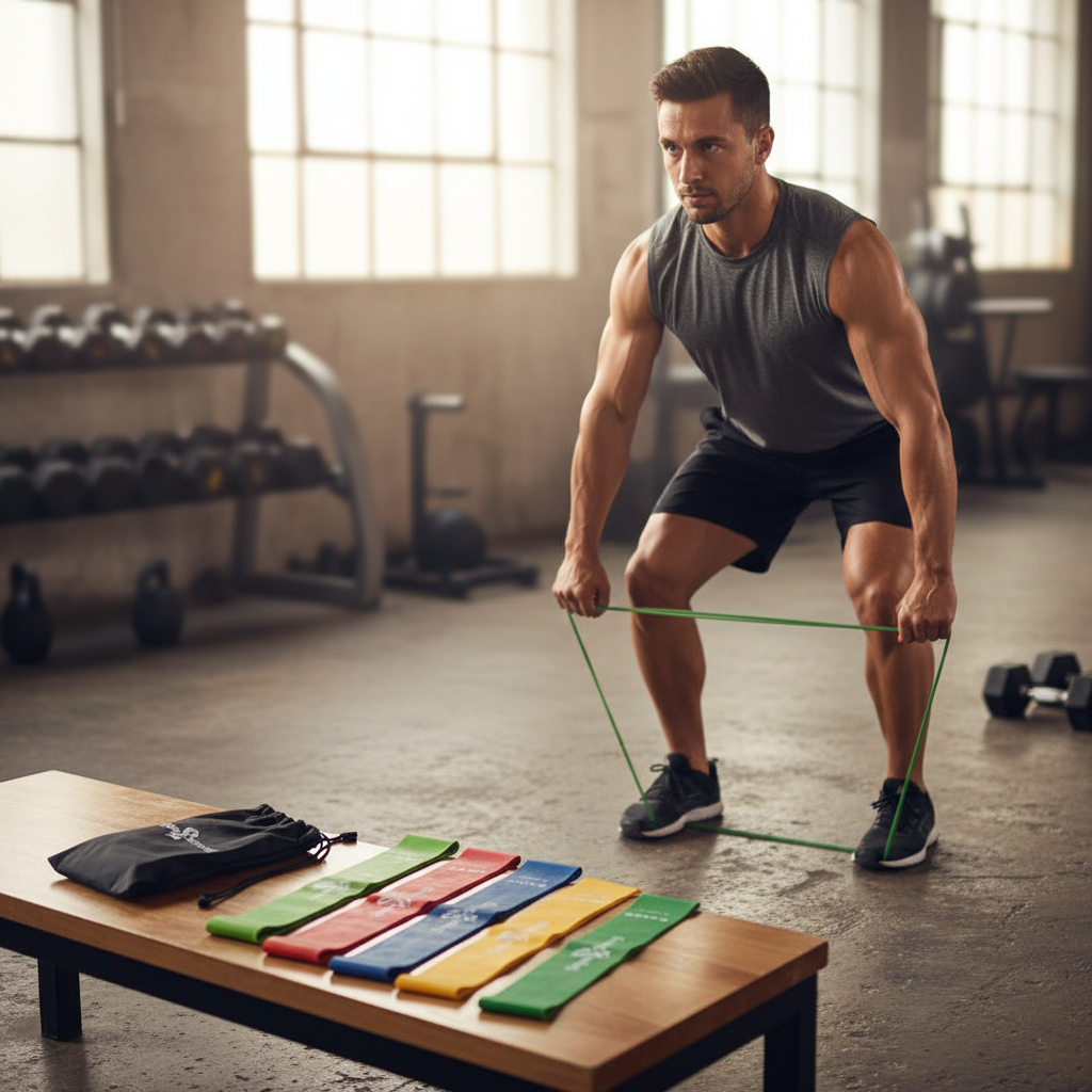 Premium Mini Resistance Band Set - 5 Loop Bands with Varying Resistance Levels for Strength and Mobility Training