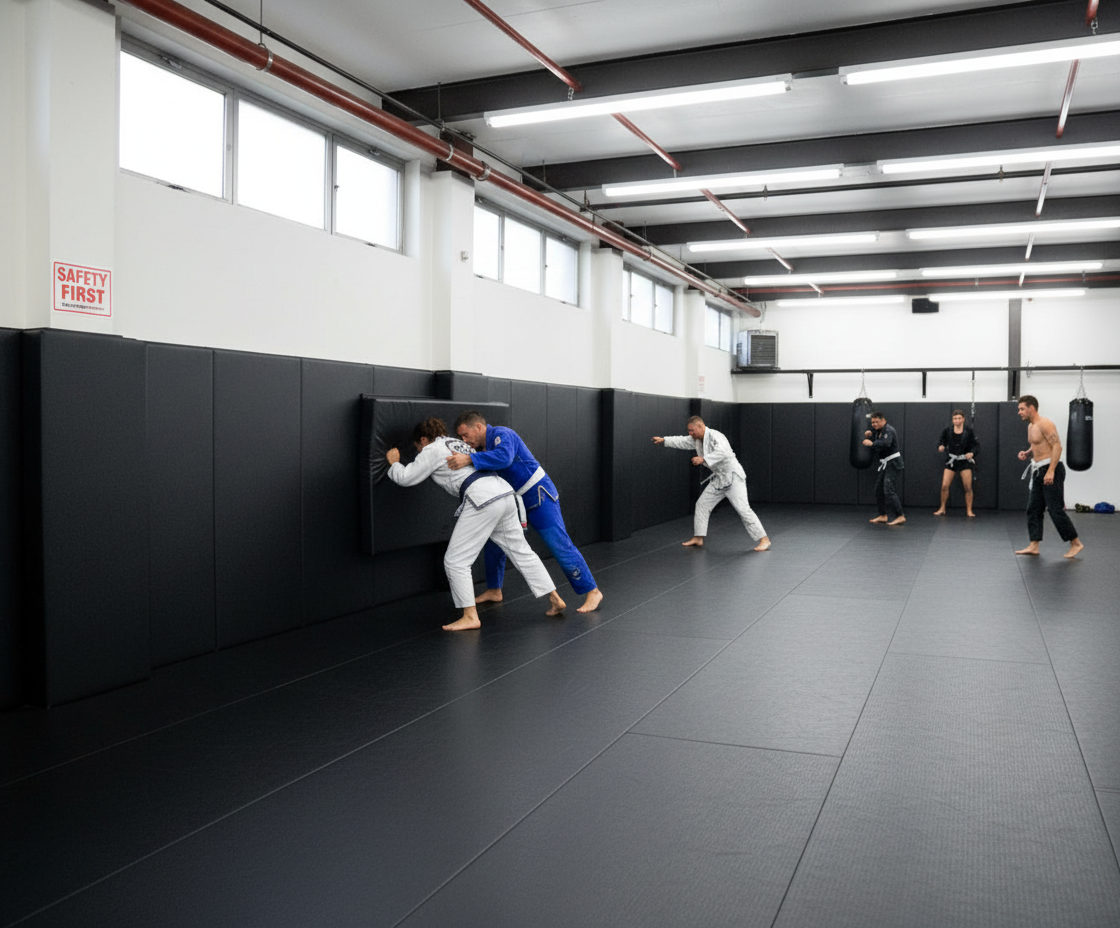 Premium Wall Mats for MMA and BJJ - 1.83m x 0.61m x 50mm Thick Vinyl Covered Padding for Impact Protection