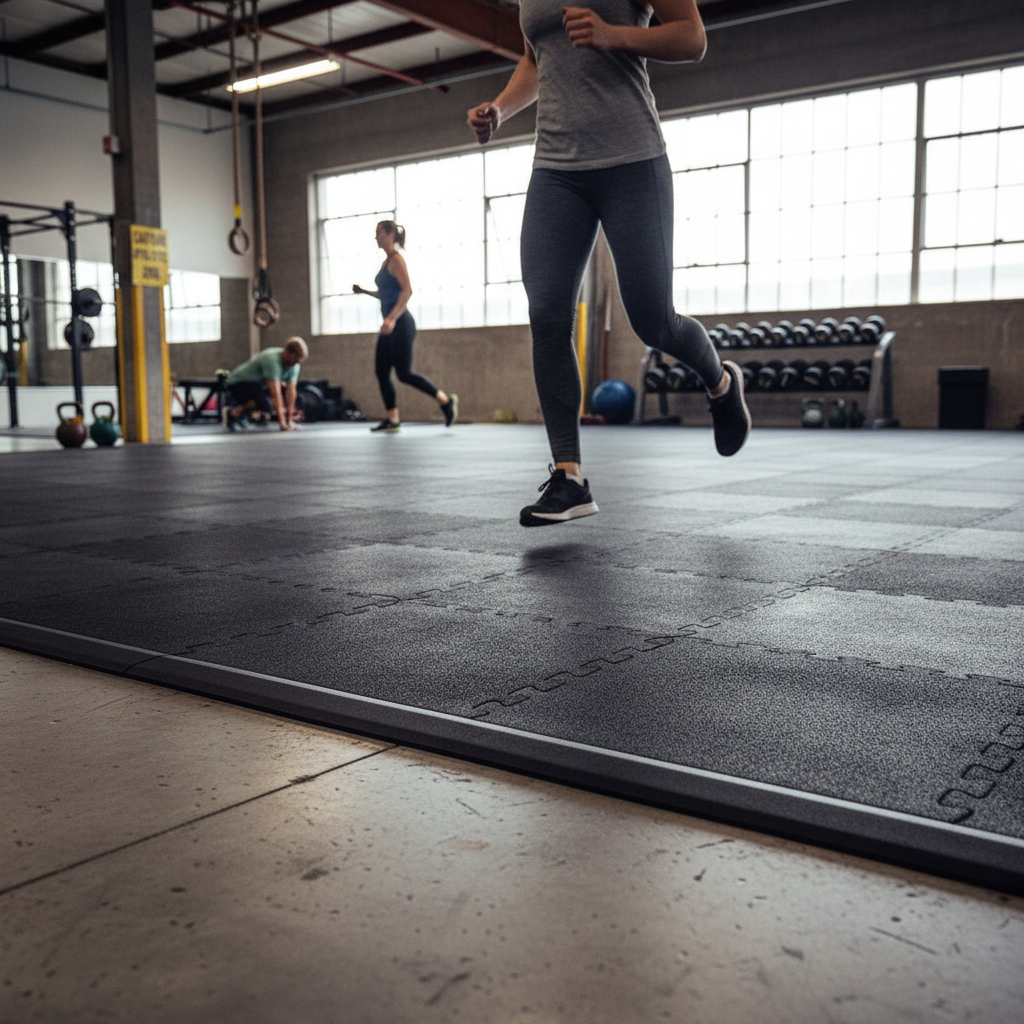 Premium Heavy Duty Edging Ramps for Sprung Pro Mat Range - 100% Recycled Rubber, Odour Free, Multiple Sizes Available