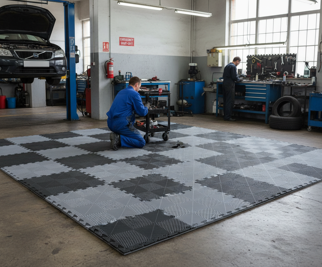 Premium Heavy Duty Jigsaw Mat 1m x 1m x 20mm - No Odour, Anti-Bacterial, Lightweight for Impact Absorption