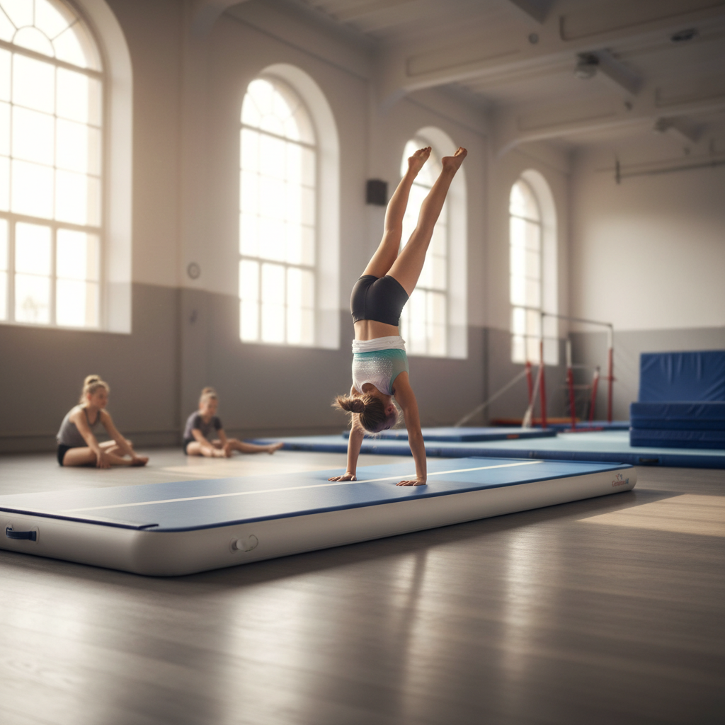 Premium High-Performance Air Track 8m x 2m x 20cm - Ideal for Safe Gymnastics Training