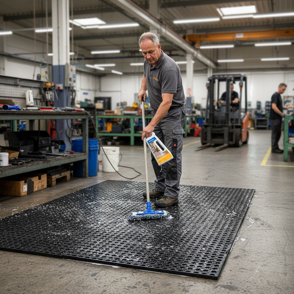 Premium Water-Based Cleaner for Rubber, Vinyl, and Wood Flooring - Continuous Maintenance Solution