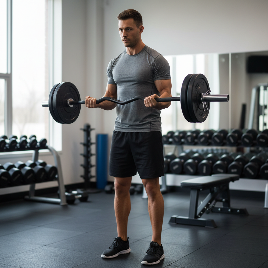 Premium EZ Curl Bar 4ft & 5ft - Heavy Duty, Wrist-Friendly Design for Effective Arm Workouts