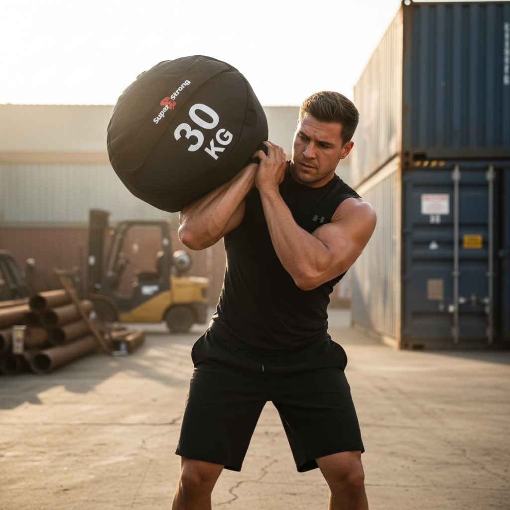 Heavy Duty Sandbags for Indoor/Outdoor Use - Durable Nylon with Double-Stitched Seams and Velcro Seal