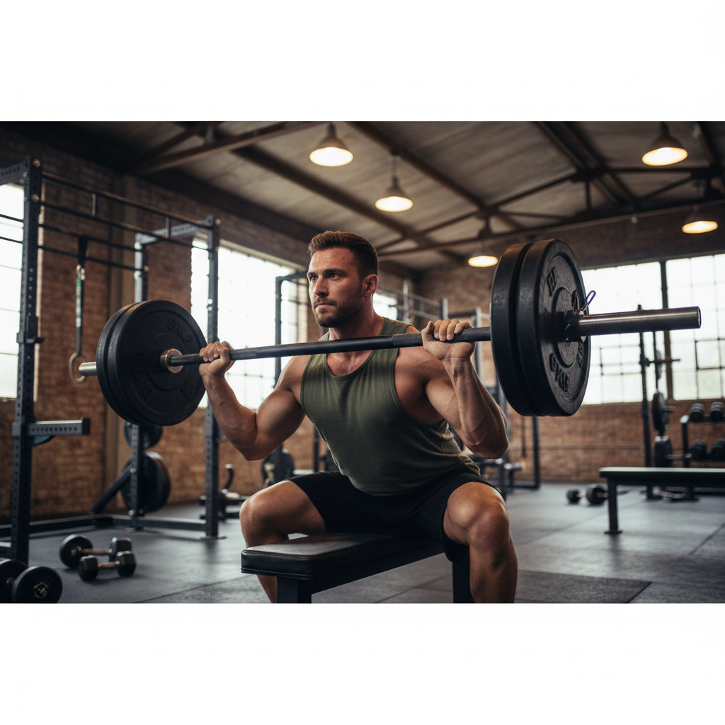 Professional Multi-Grip Swiss Style Barbell - 15kg, 208cm Length with Non-Slip Coating for Versatile Muscle Training