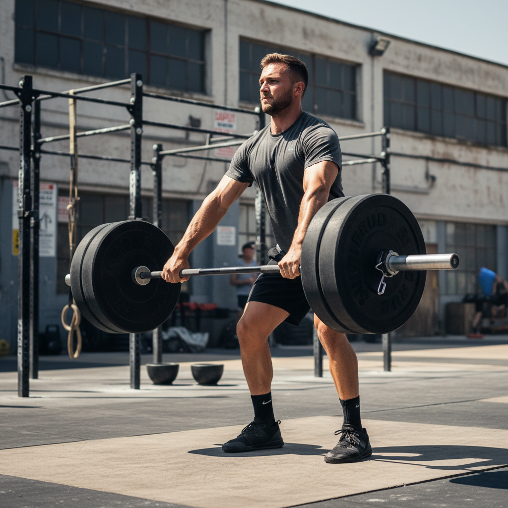 Premium Heavy Duty Crossfit Competition Barbell with Flexible Spring Steel and High-Performance Bearings for Optimal Performance