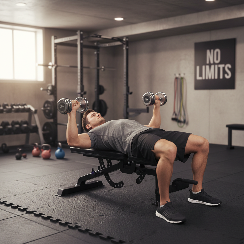 Premium Adjustable Incline Decline Weight Bench with 300KG Load Capacity, 7 Backrest Positions and Mobility Wheels for Versatile Workouts