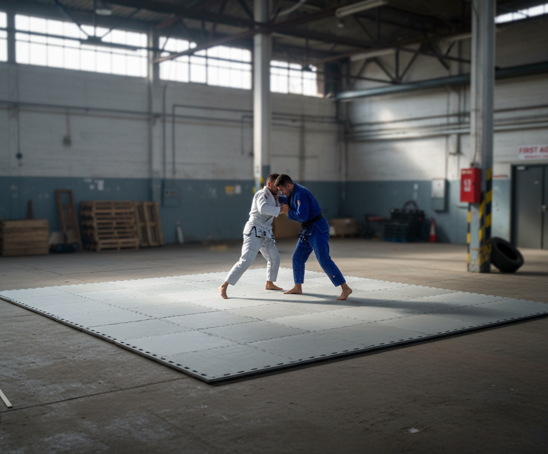 Premium 30mm Jigsaw Mats 1m x 1m - Non-Slip EVA Foam for BJJ and Martial Arts - High-Quality Professional Grade for Industrial and Commercial Appli...