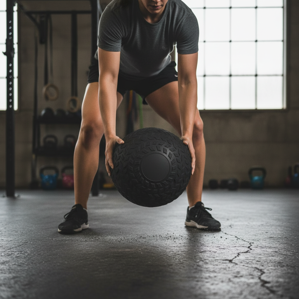 Premium Heavy Duty Slam Balls for Power Training - No Bounce, Sand Filled, 6kg to 12kg Sizes