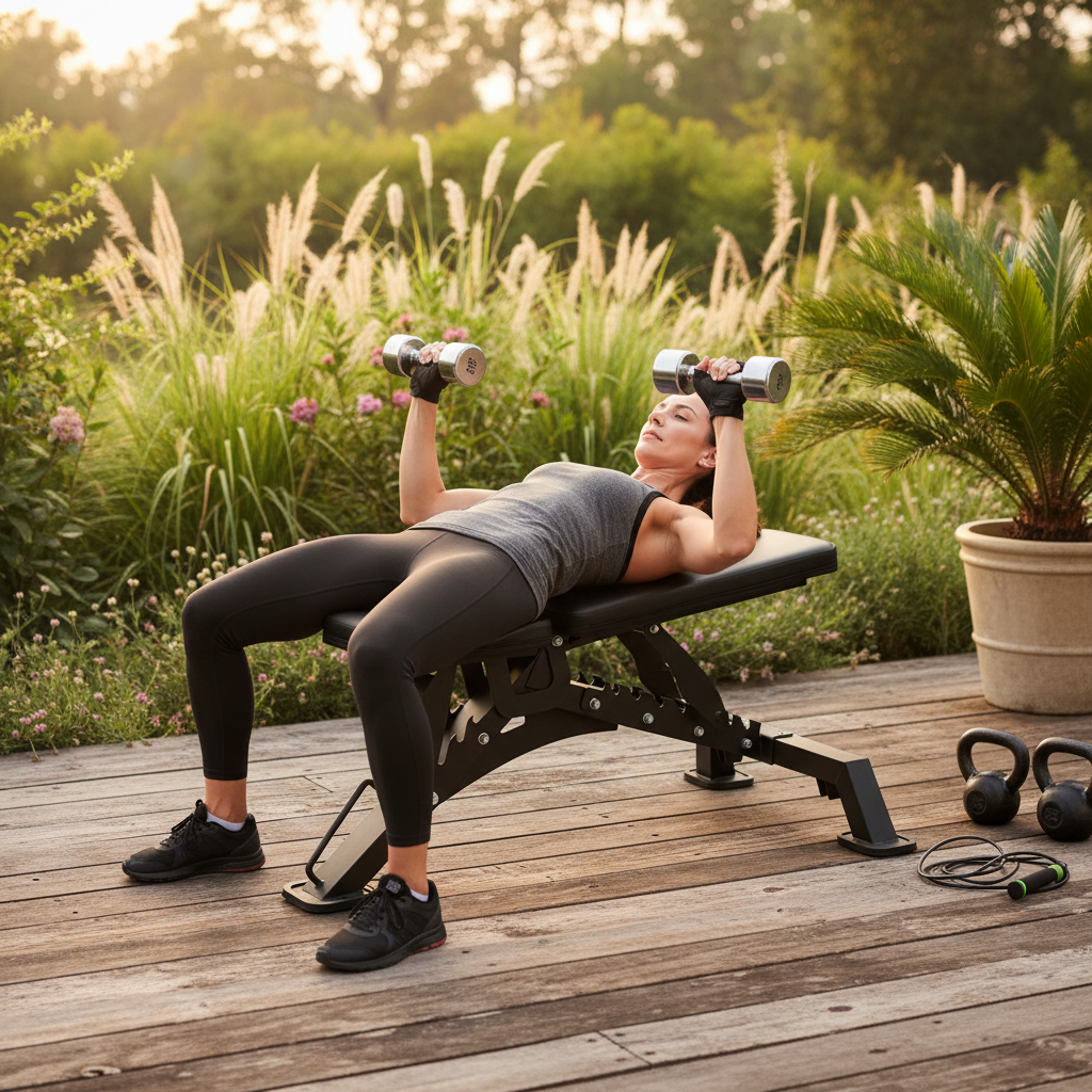 Premium Tri-Legged Weight Bench with Adjustable Backrest and High-Density Padding for Optimal Comfort and Stability