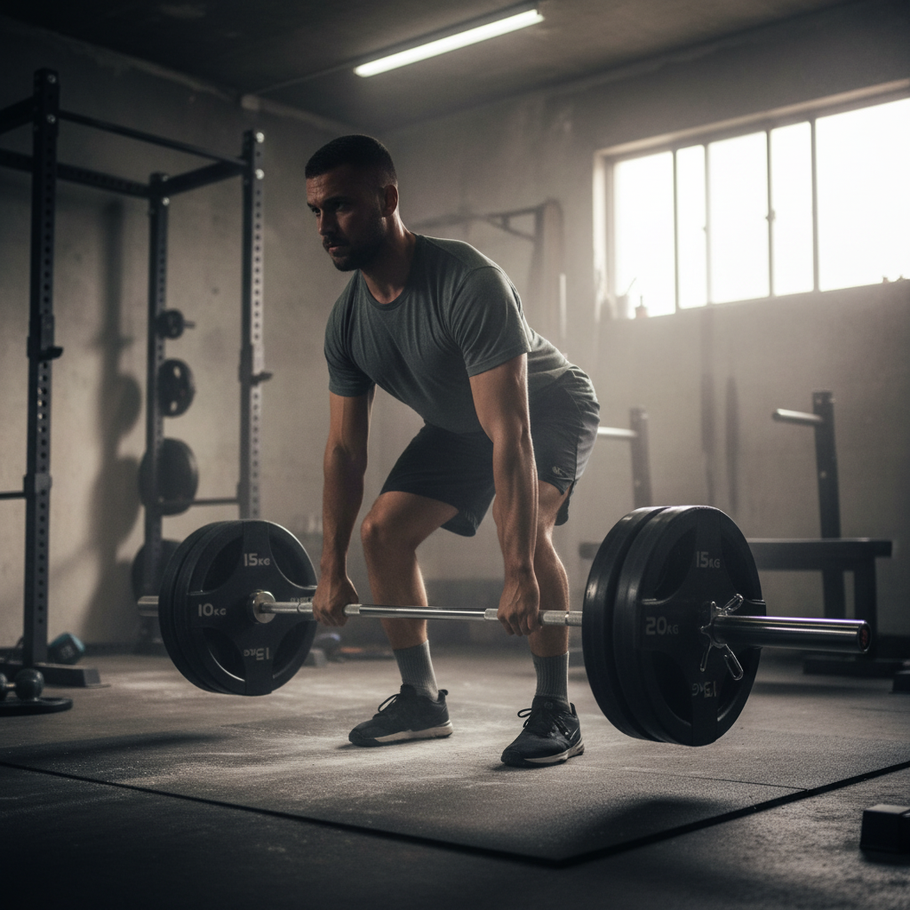 Premium 105kg Quad Grip Plate Set with 7FT Olympic Barbell - Ideal for Strength Training and Weightlifting