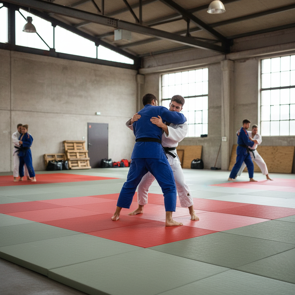 Premium 2m x 1m Judo Mat with 40mm High-Density Core for Martial Arts Training - High-Quality Professional Grade for Industrial and Commercial Appl...