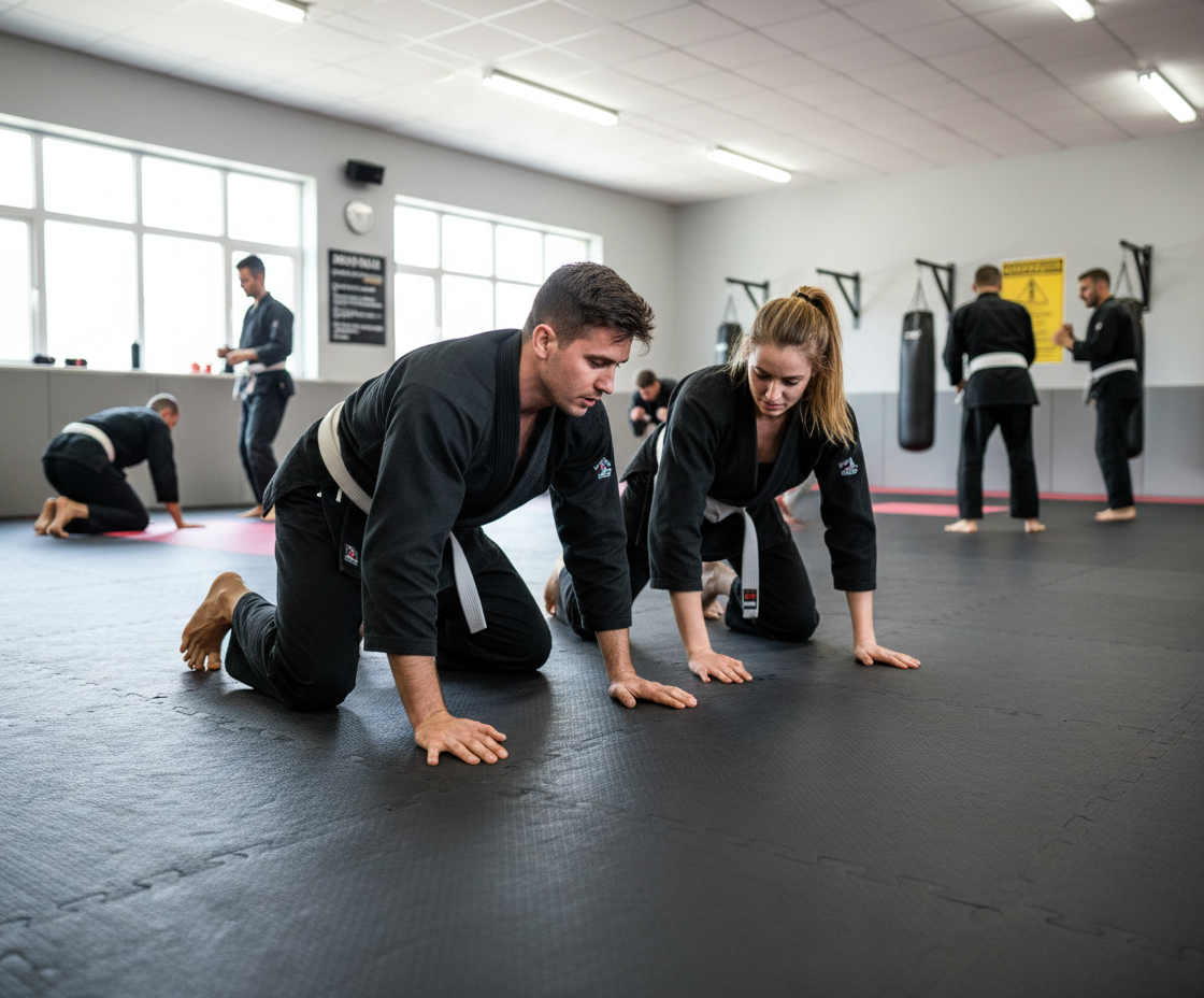Premium High-Performance 40mm Jigsaw Mats - Waterproof, Anti-Bacterial, Reversible Design for MMA Training, 1m x 1m Size
