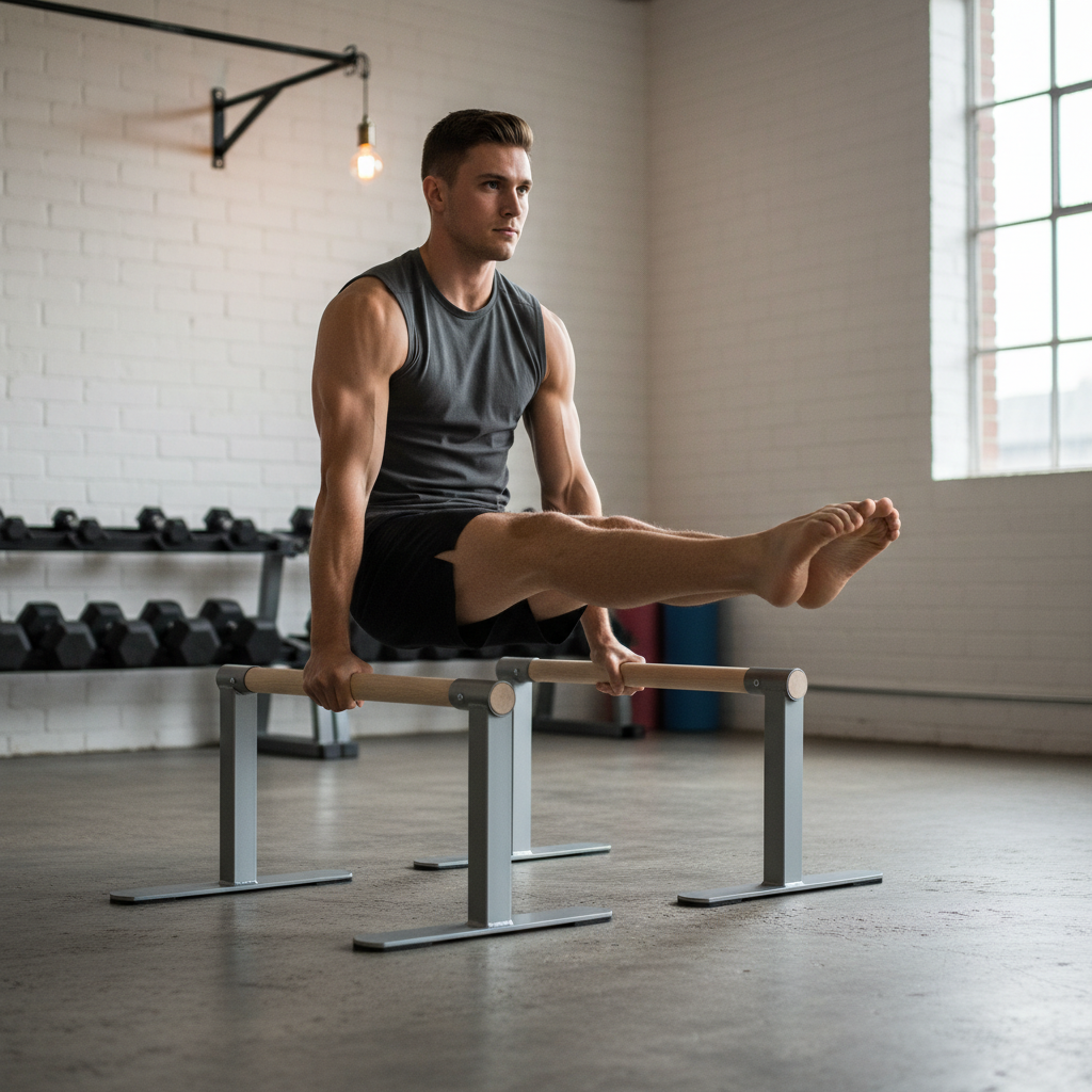 Premium Heavy Duty Anti-Slip Parallette Gymnastics Push Up Bars for Versatile Home Fitness Exercises