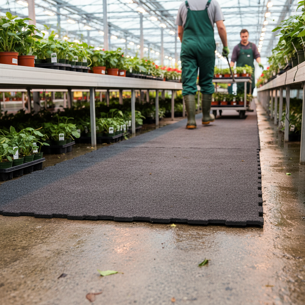 Premium Heavy Duty Turf Mat for Sled Pushes and Functional Training - Interlocking Puzzle Design for Indoor and Outdoor Use