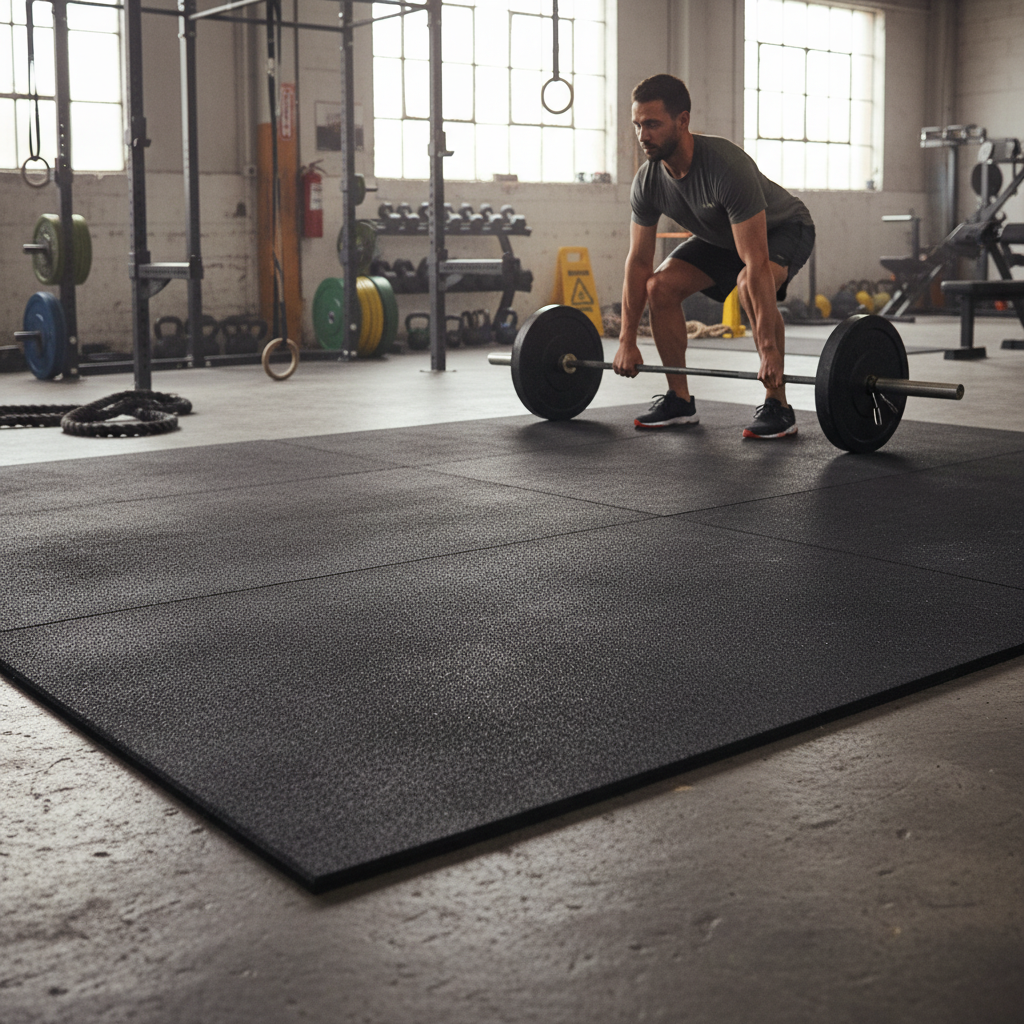 Premium Heavy Duty Gym Mats for Home and Commercial Use - 100% Recycled Rubber with Multiple Thickness Options