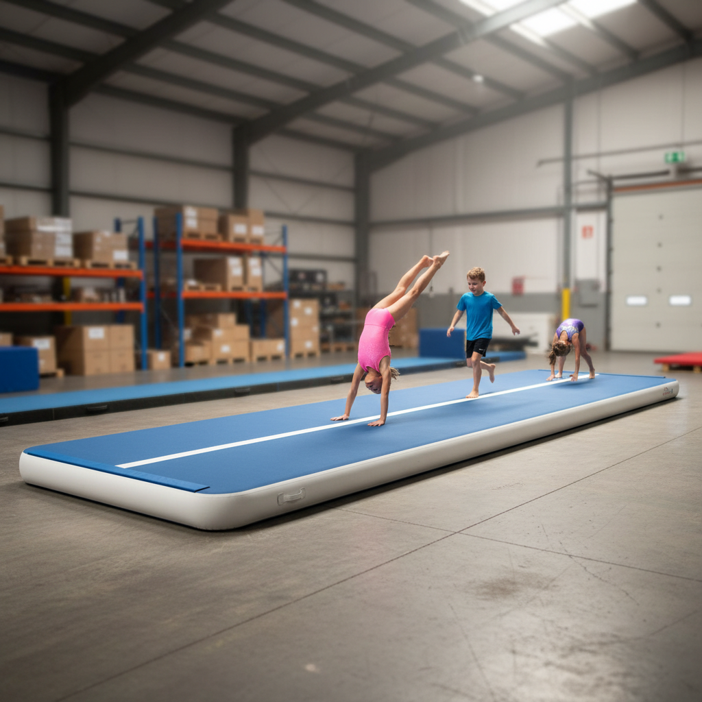 Professional Air Track Pro Air Floor 6m x 2m x 20cm - Premium Gymnastics Mat for Safe Skill Development