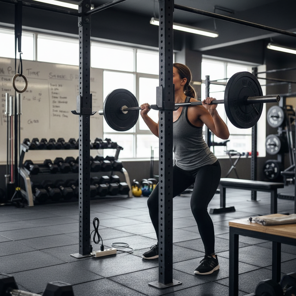 Premium Ultra-Compact Magnetic Gym Timer with Super-Bright LED and Rechargeable Battery - Perfect for Home and Garage Workouts