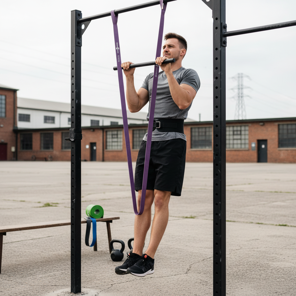 Premium Heavy Duty Resistance Loops for Strength Training - 100% Natural Latex with Multiple Resistance Levels and Comfort Fit