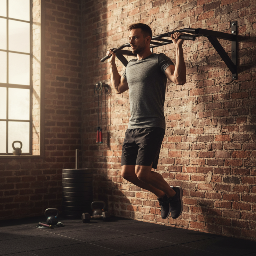 Professional Wall-Mounted Multi-Grip Pull Up Bar for Versatile Upper Body Training with Heavy-Duty Construction