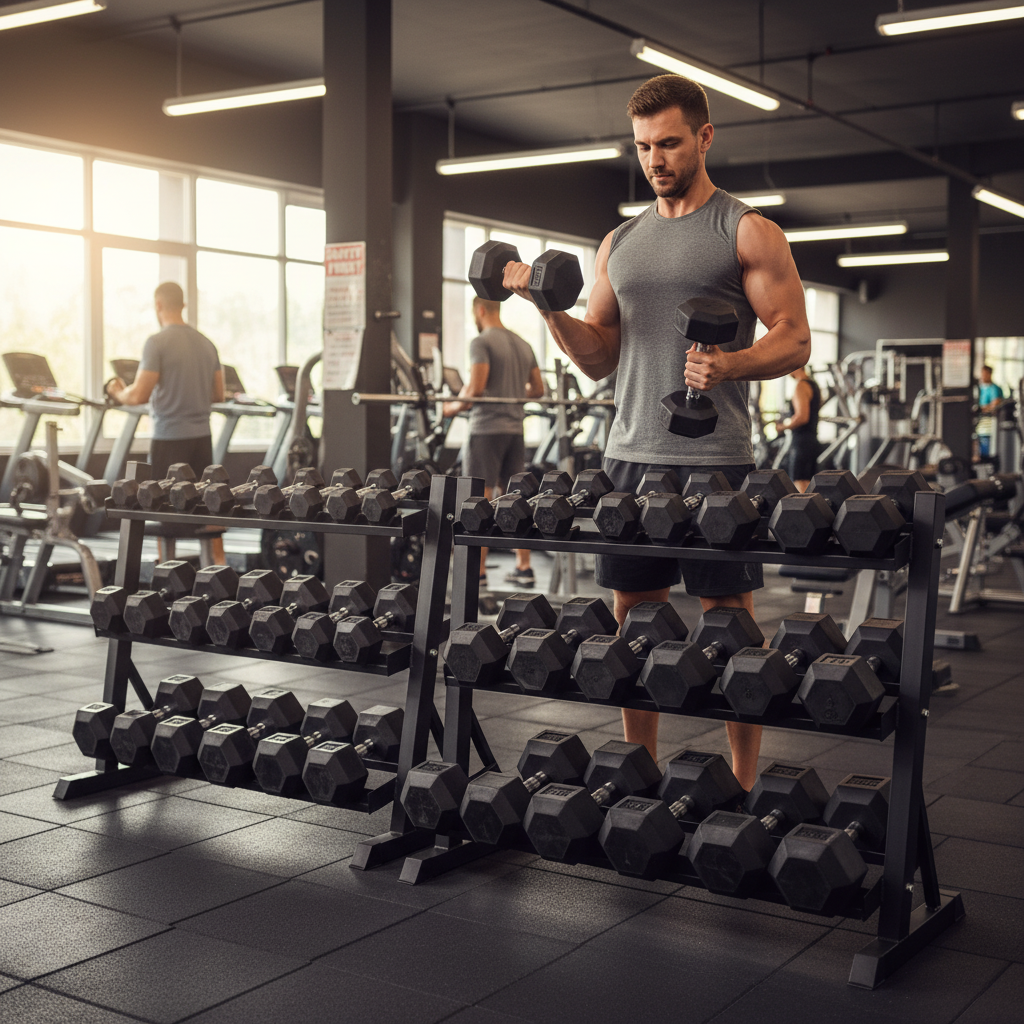 Premium Hex Dumbbell Set 2.5kg-40kg - 16 Pairs with Heavy Duty Storage Racks for Gym and Fitness