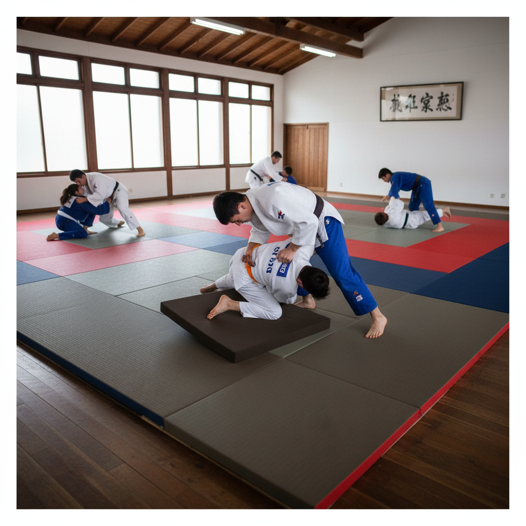 Premium 2m x 1m Judo Mat with 40mm High-Density Core for Martial Arts Training - High-Quality Professional Grade for Industrial and Commercial Appl...