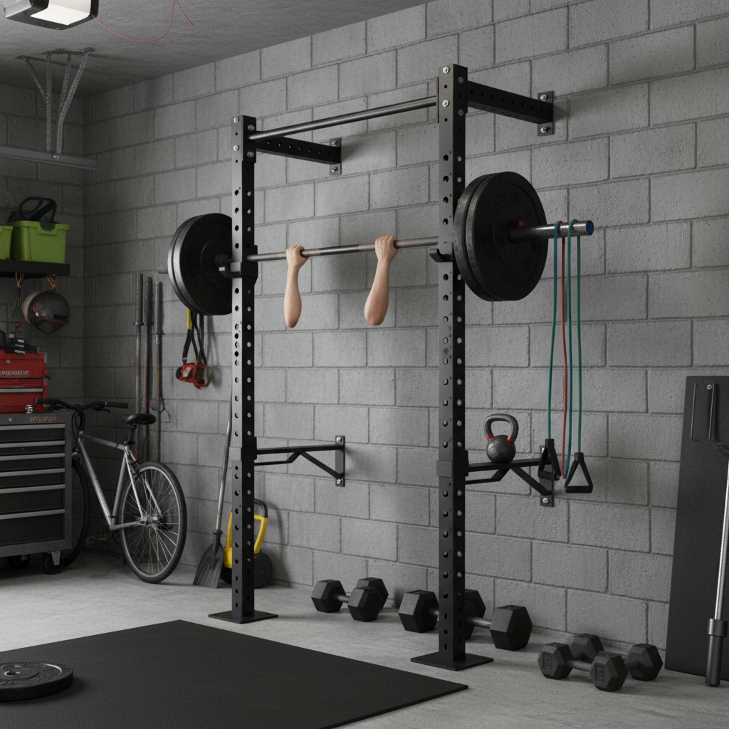 Premium Heavy Duty Garage Wall Rack with Adjustable Depths for Space Optimization and Reliable Weight Support