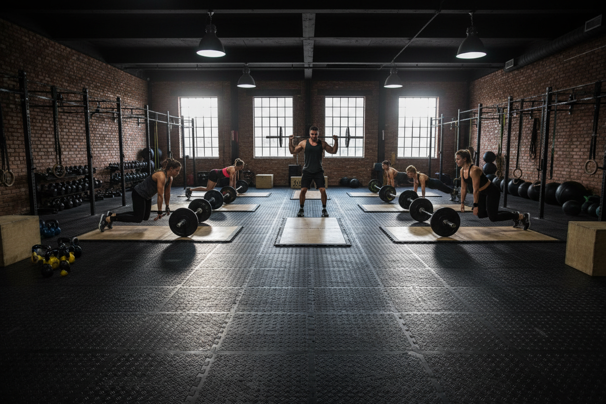 CrossFit box with DURASOF flooring