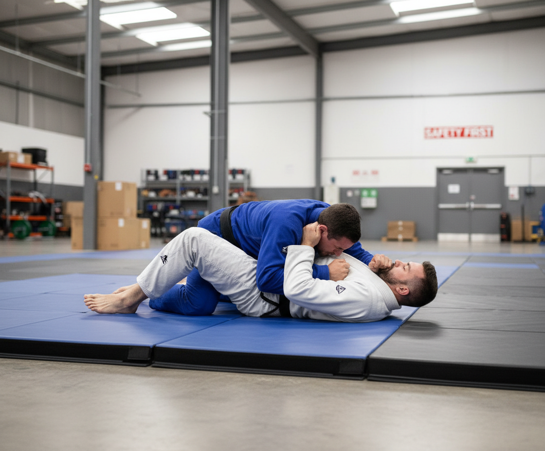 Premium Folding Gymnastics & BJJ Training Mat 8ft x 4ft x 50mm - High-Performance Non-Slip Waterproof Design