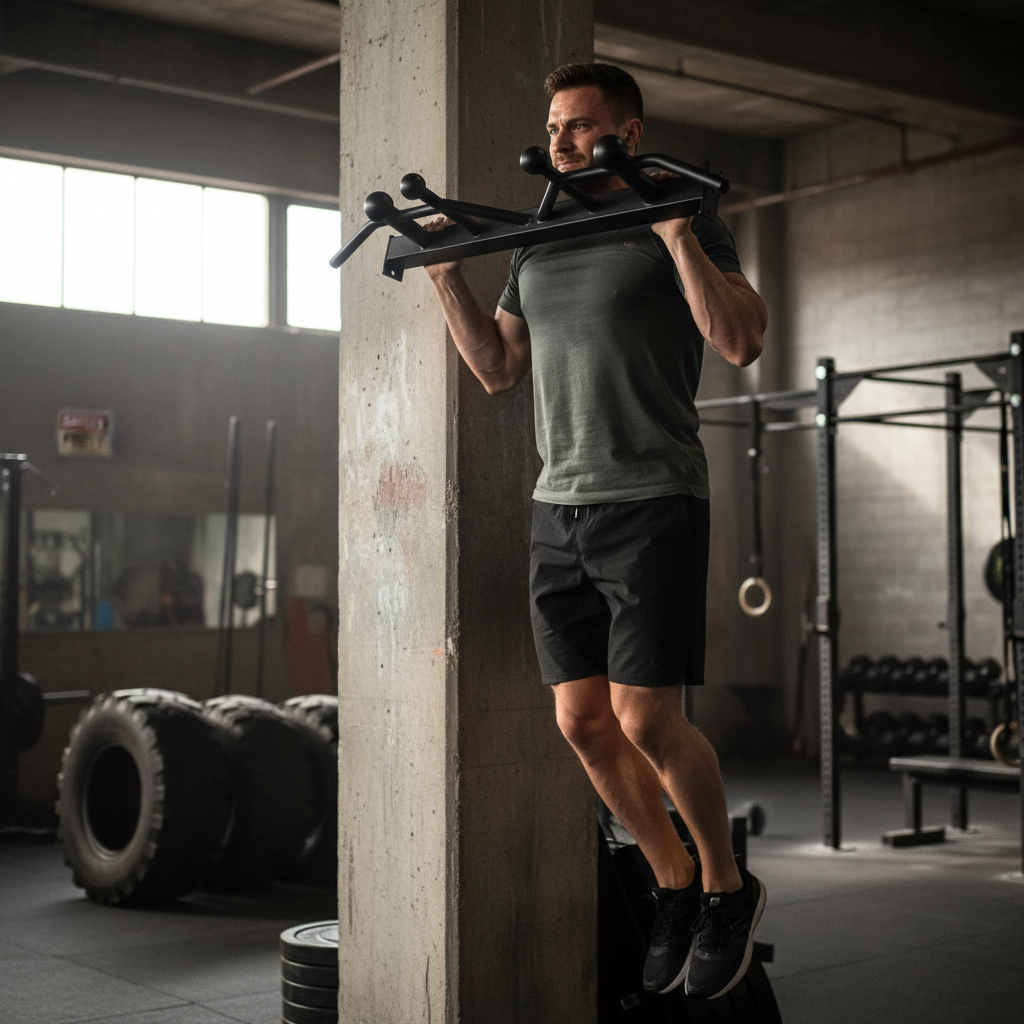 Heavy Duty Pull Up Bar for Power Racks - 32mm, 50mm Fat Bar, and 65mm/75mm Globe Variants for Strength Training