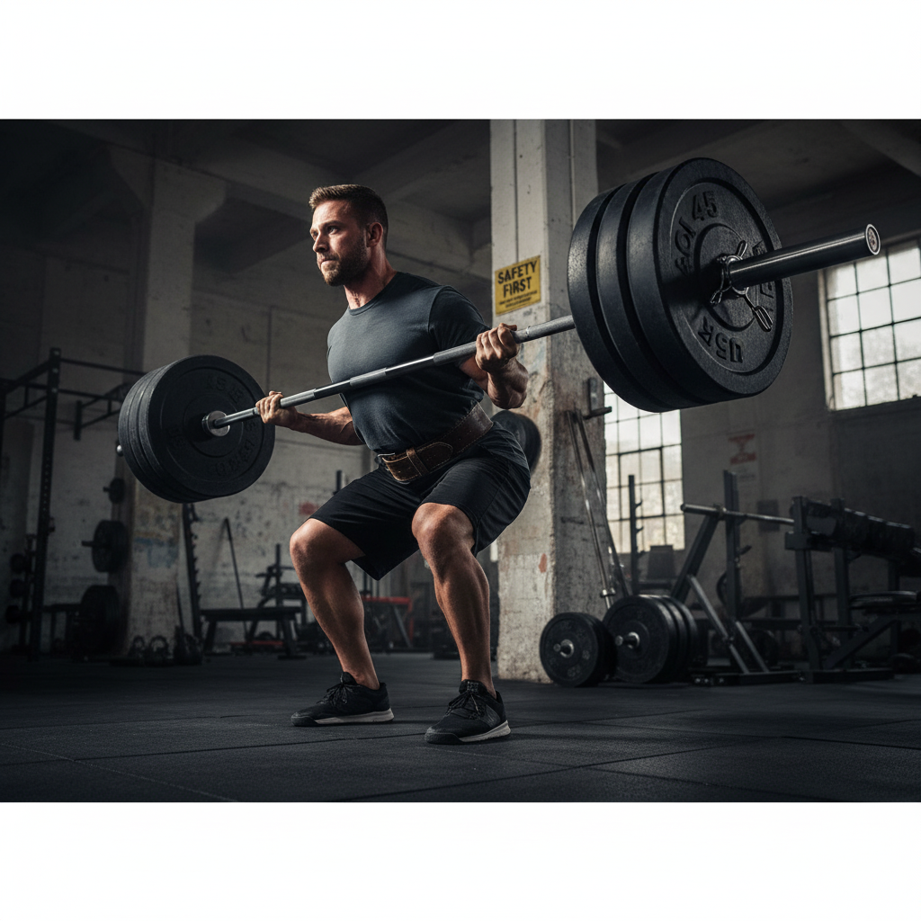 Premium Heavy Duty Powerlifting Bar with 200,000 PSI Strength and Aggressive Knurling for Optimal Grip and Control