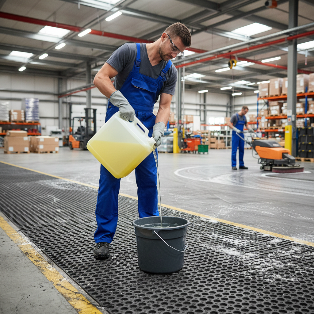 Premium Water-Based Cleaner for Rubber and Vinyl Floors - 5L for Easy Maintenance