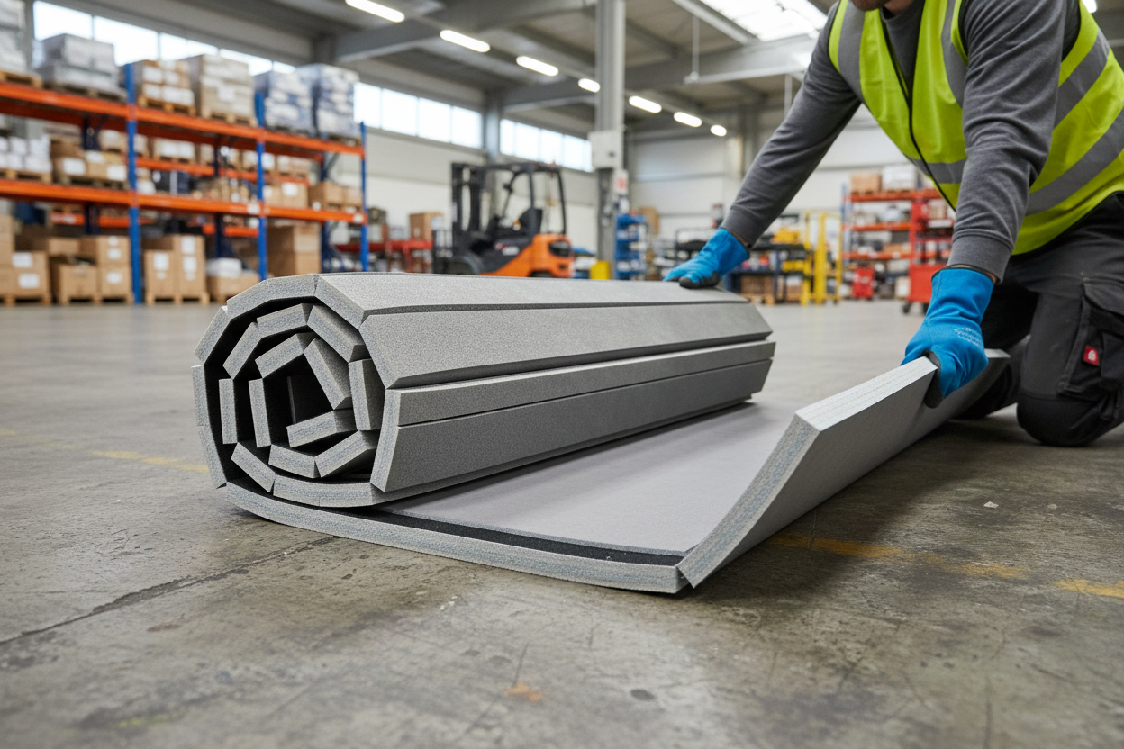 Premium 9m x 1.5m x 40mm Roll Out Mats with Velcro for MMA Flooring and Enhanced Grip