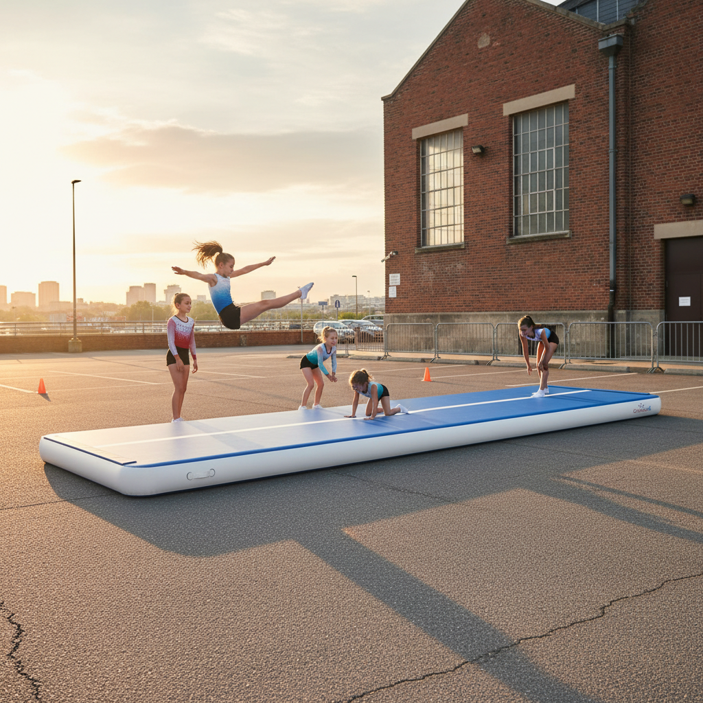 Premium High-Performance Air Track Pro Air Floor 15m x 2m x 20cm for Safe Gymnastics Training