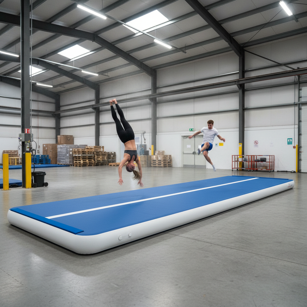 Premium High-Performance Air Track Pro Floor 15m x 2m x 30cm for Safe Gymnastics Training