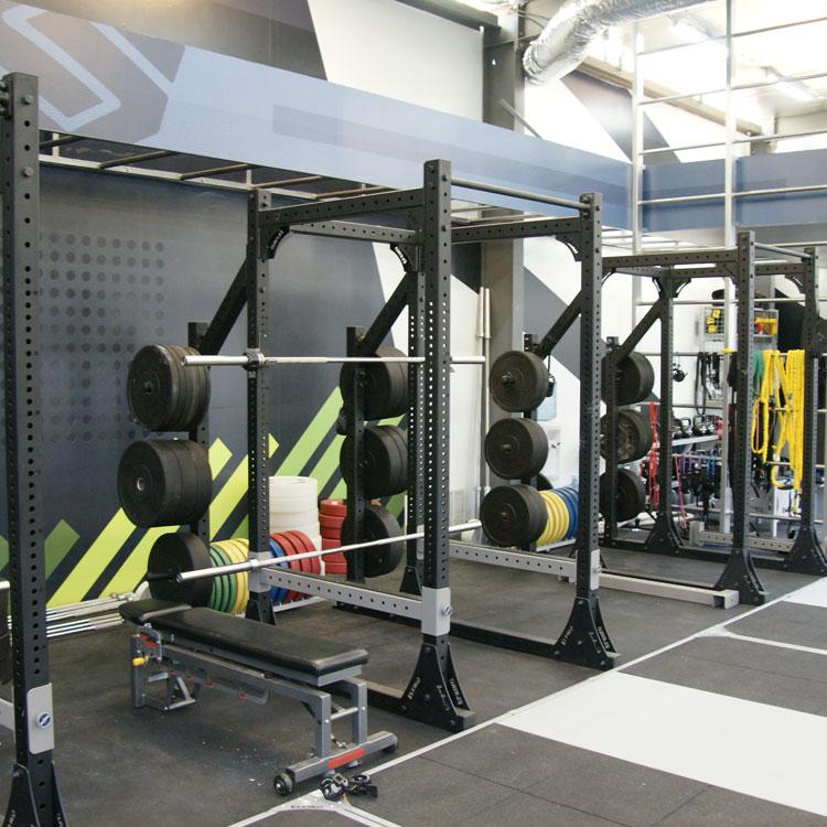 Dark Slate Gray Heavy Duty Gym Flooring Non Slip Rubber Rolls