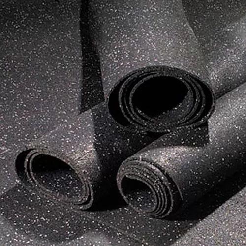 Dark Slate Gray Gym Rubber Matting Rolls Cut Lengths