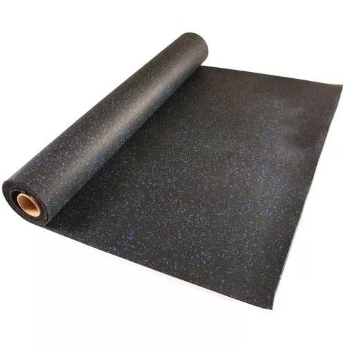 Dark Slate Gray Gym Rubber Matting Rolls Cut Lengths