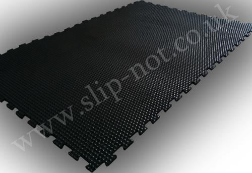 Light Gray Rubber Gym Mats Interlocking