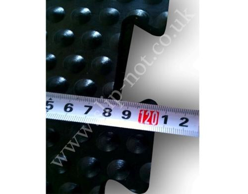 Black Rubber Gym Mats Interlocking